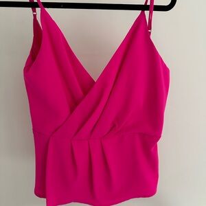 Women's Pink Sleeveless Top